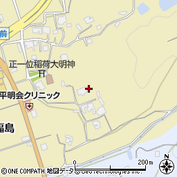 兵庫県三田市福島110周辺の地図