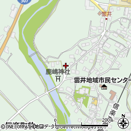 滋賀県甲賀市信楽町牧705周辺の地図