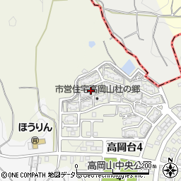 高岡山杜の郷公営住宅２Ｒ－２しゃくやく棟周辺の地図