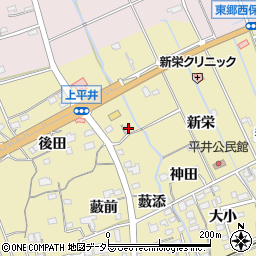愛知県新城市平井新栄10周辺の地図