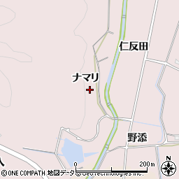 愛知県岡崎市大幡町ナマリ周辺の地図