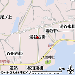 兵庫県宝塚市波豆湯谷西掛周辺の地図