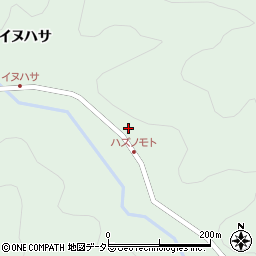 愛知県岡崎市鳥川町ハズノモト周辺の地図