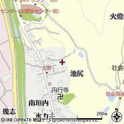 兵庫県川辺郡猪名川町北野周辺の地図