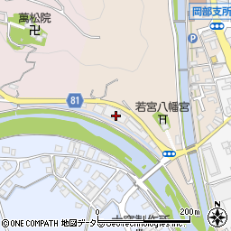 静岡県藤枝市岡部町岡部85周辺の地図