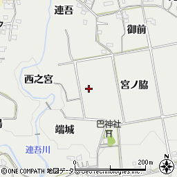 愛知県新城市川路宮ノ脇周辺の地図