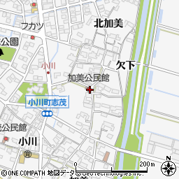 愛知県安城市小川町南加美84周辺の地図