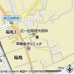 福島公民館周辺の地図