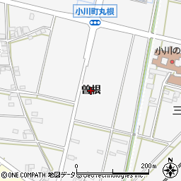 愛知県安城市小川町（曽根）周辺の地図