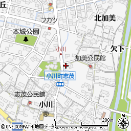 愛知県安城市小川町南加美83周辺の地図