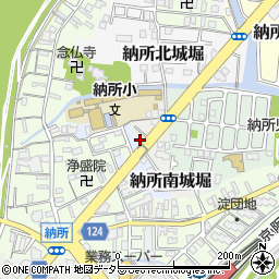 京都府京都市伏見区納所南城堀3周辺の地図