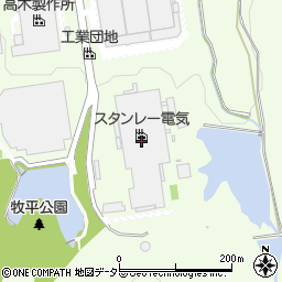スタンレー電気株式会社　岡崎製作所周辺の地図