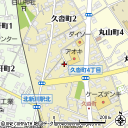 愛知県碧南市久沓町周辺の地図