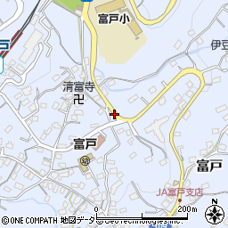 富戸コミュニティセンター前周辺の地図