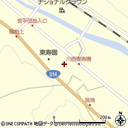 広島県庄原市東城町川西947周辺の地図