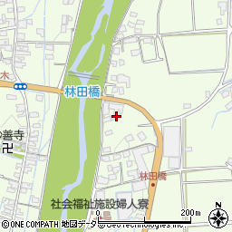 兵庫県姫路市林田町口佐見186周辺の地図