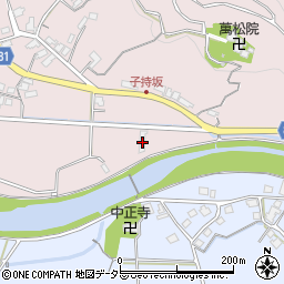 静岡県藤枝市岡部町子持坂418周辺の地図