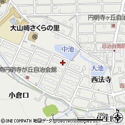 京都府大山崎町（乙訓郡）円明寺（西法寺）周辺の地図