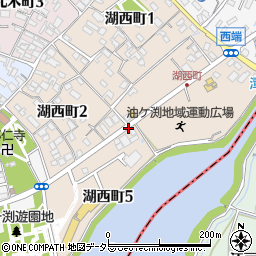 愛知県碧南市湖西町周辺の地図