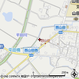 兵庫県姫路市山田町西山田190周辺の地図