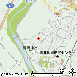 滋賀県甲賀市信楽町牧701周辺の地図