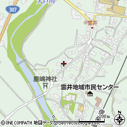 滋賀県甲賀市信楽町牧677周辺の地図