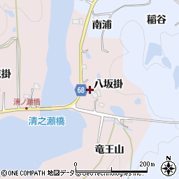 兵庫県宝塚市波豆八坂掛周辺の地図