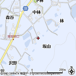 兵庫県宝塚市大原野坂山周辺の地図