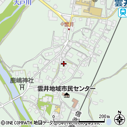 滋賀県甲賀市信楽町牧658周辺の地図