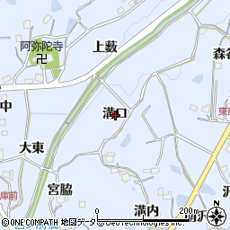 兵庫県宝塚市大原野溝口周辺の地図
