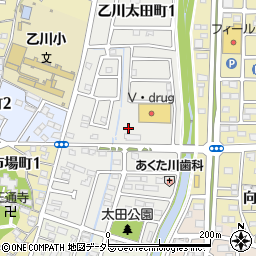 Ｖ・ｄｒｕｇ　半田乙川店周辺の地図