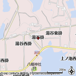 兵庫県宝塚市波豆湯谷掛周辺の地図