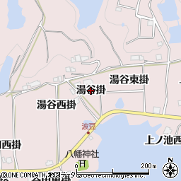 兵庫県宝塚市波豆（湯谷掛）周辺の地図