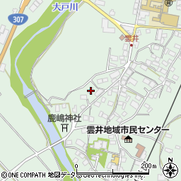 滋賀県甲賀市信楽町牧699周辺の地図
