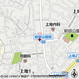 岡崎信用金庫上地支店周辺の地図