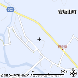 三重県亀山市安坂山町733周辺の地図