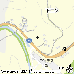 岡山県久米郡久米南町下二ケ周辺の地図