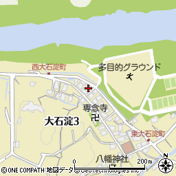 滋賀県大津市大石淀3丁目14-13周辺の地図