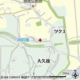 愛知県新城市徳定（神ノ前）周辺の地図