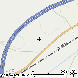 岡山県新見市哲西町大竹43周辺の地図