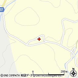 広島県三次市作木町森山中1097周辺の地図