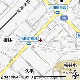 ミニストップ小川御林店周辺の地図