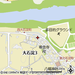 滋賀県大津市大石淀3丁目14-18周辺の地図