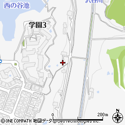 兵庫県三田市沢谷393周辺の地図