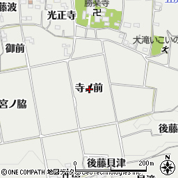 愛知県新城市川路寺ノ前周辺の地図