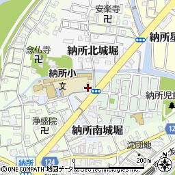 京都府京都市伏見区納所南城堀6-4周辺の地図