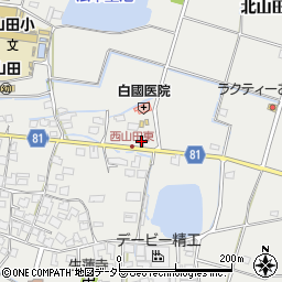 兵庫県姫路市山田町西山田48周辺の地図
