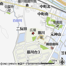 藤川公園周辺の地図