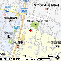 兵庫県姫路市香寺町中仁野316周辺の地図