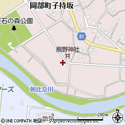 静岡県藤枝市岡部町子持坂225-3周辺の地図